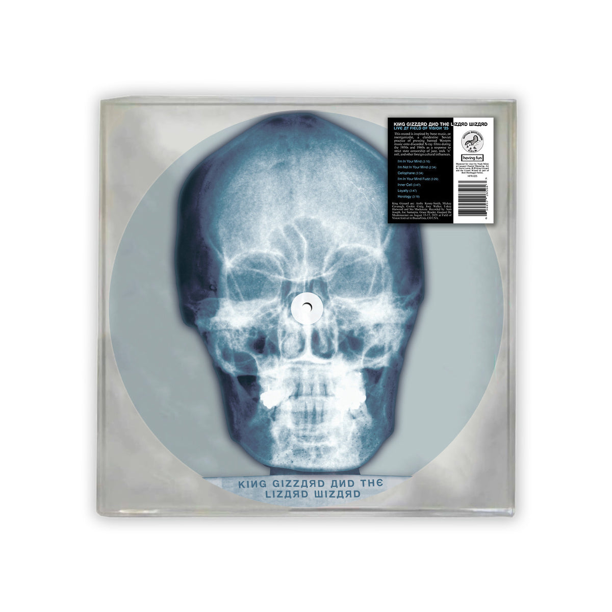 King Gizzard & The Lizard Wizard - Skull X-Ray (Deluxe Edition) [LP - X-Ray Of Human Skull w/ Nail Picture Disc]