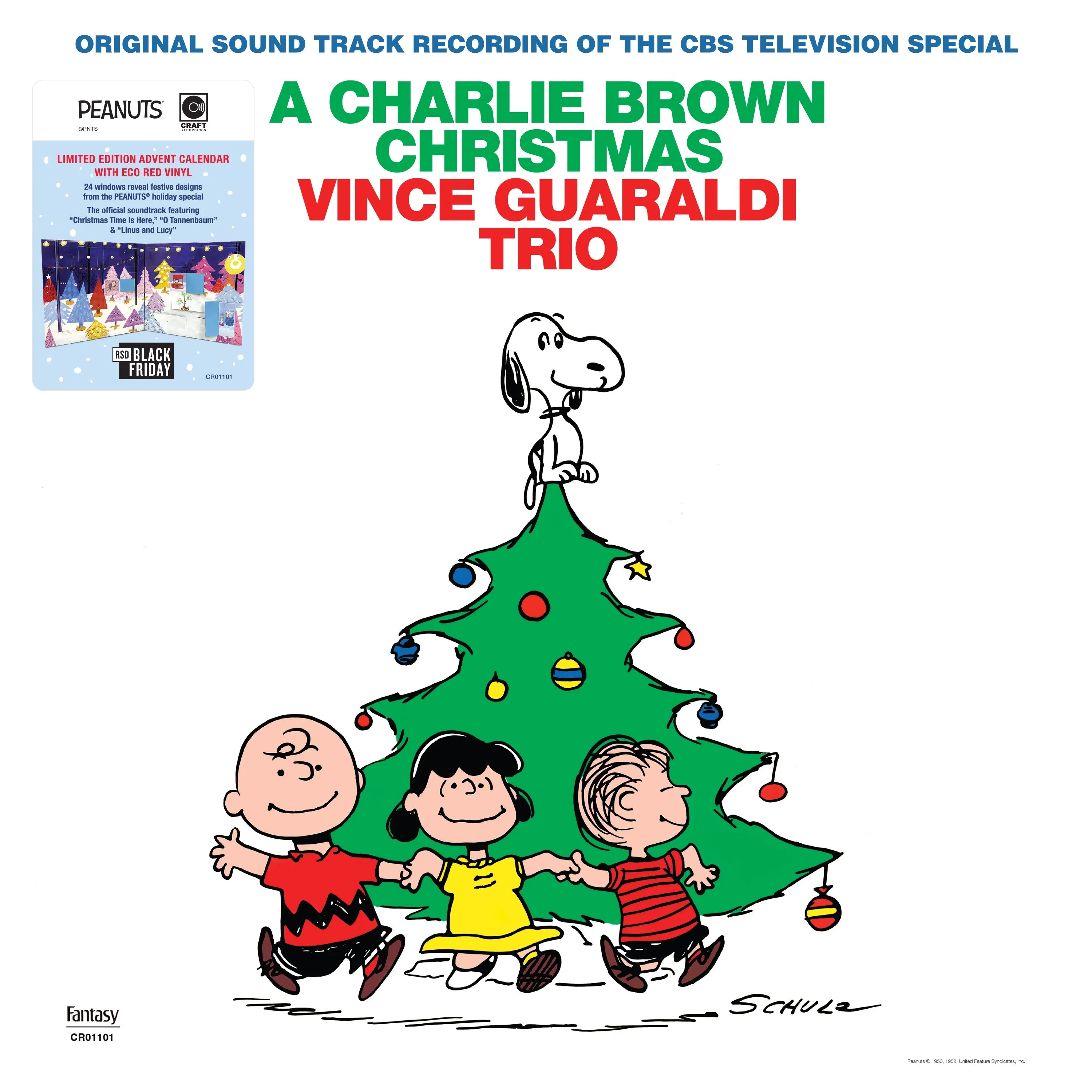 Vince Guaraldi Trio - A Charlie Brown Christmas (Advent Calendar Edition) [LP - Red]