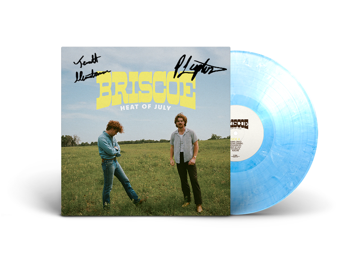 Briscoe - Heat Of July (Autographed) [LP - Blue Marbled]