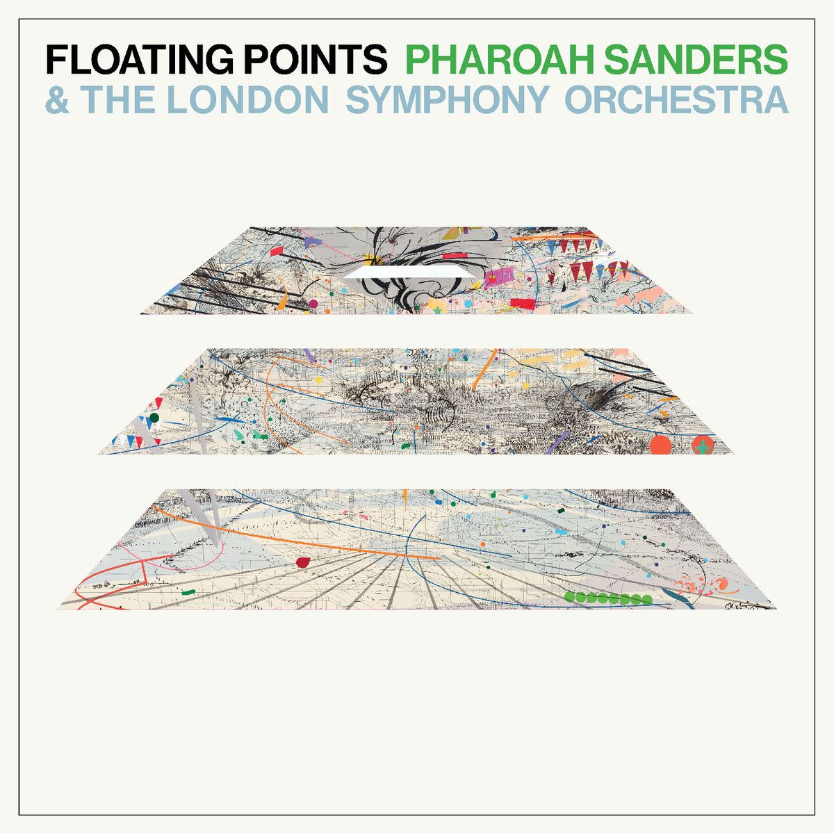 Floating Points, Pharoah Sanders & The London Symphony Orchestra - Promises (5th Anniversary) [LP - Abiogenesis Blue/Green]
