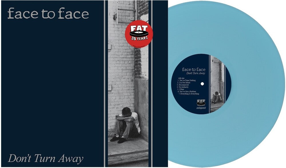 Face to Face - Don't Turn Away [LP - Light Blue]
