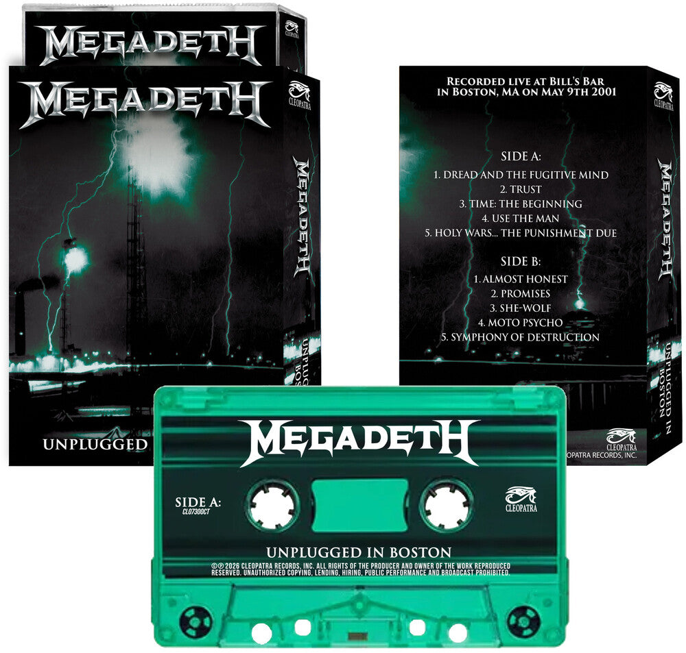 Megadeth - Unplugged In Boston [Cassette]