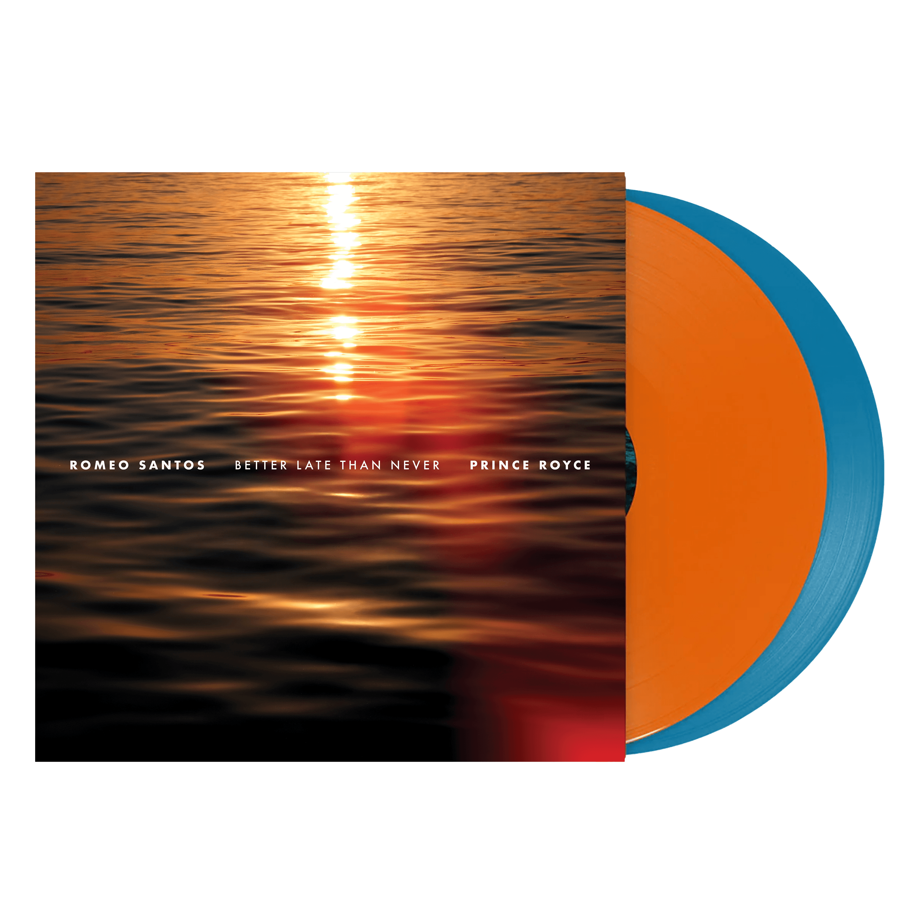 Romeo Santos & Prince Royce - Better Late Than Never [LP - Aqua/Orange]