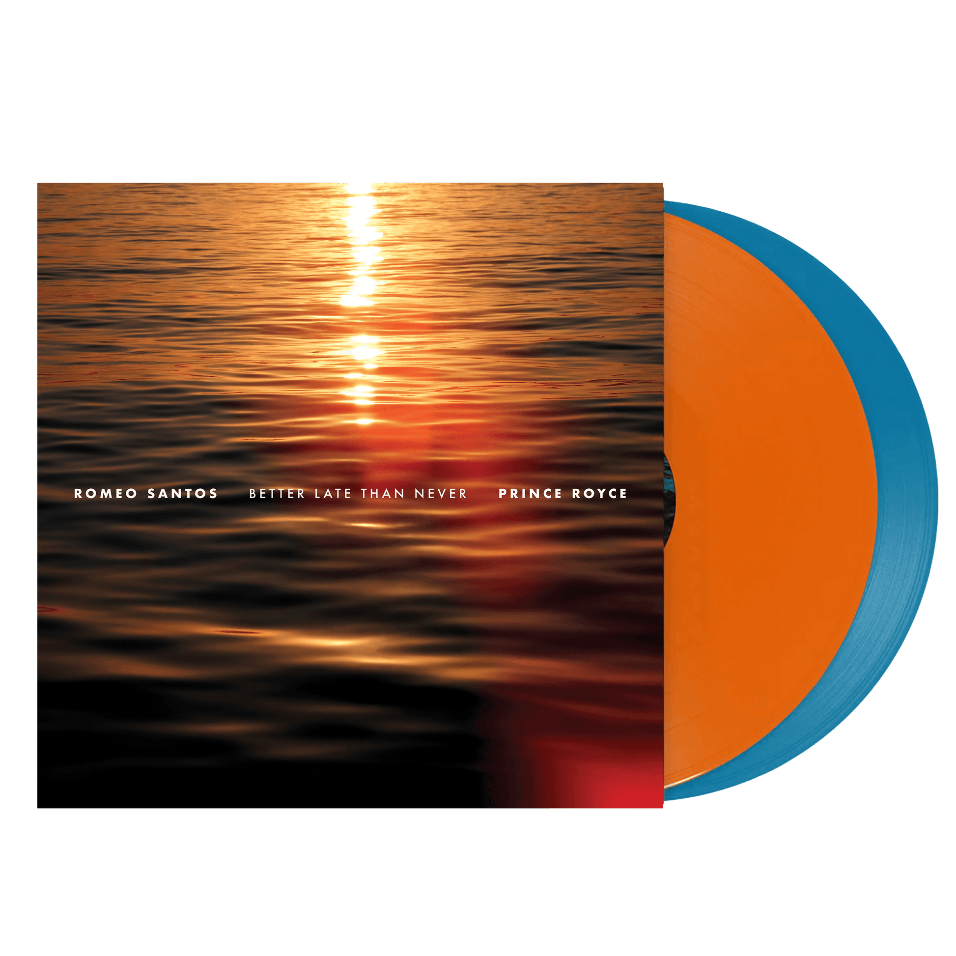 Romeo Santos & Prince Royce - Better Late Than Never [LP - Aqua/Orange]
