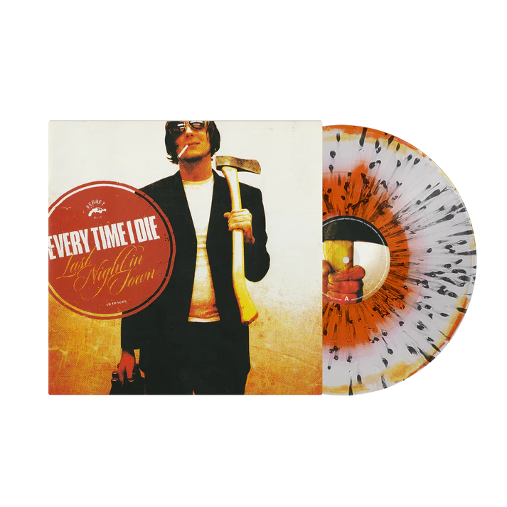 Every Time I Die - Last Night In Town [LP - Tangerine/White/Black]