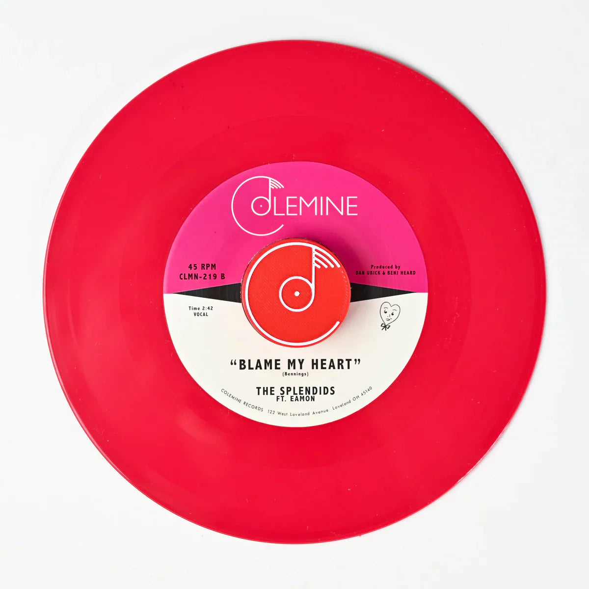 Splendids, The & Eamon - Cry Baby Cry / Blame My Heart [7" - Opaque Red]