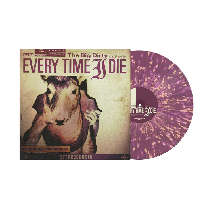 Every Time I Die - Big Dirty [LP - Orchid/Bone & Violet Splatter]