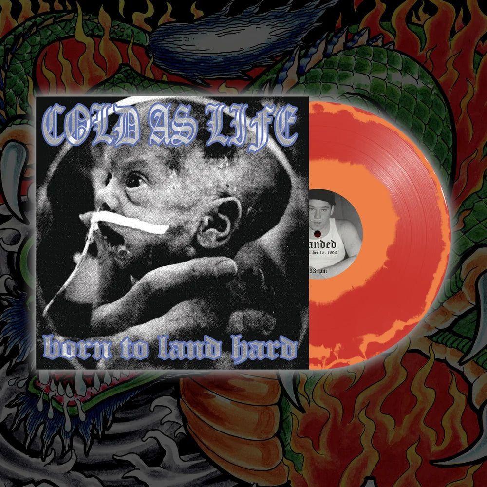 Cold As Life - Born To Land Hard [LP - Red/Orange Swirl]