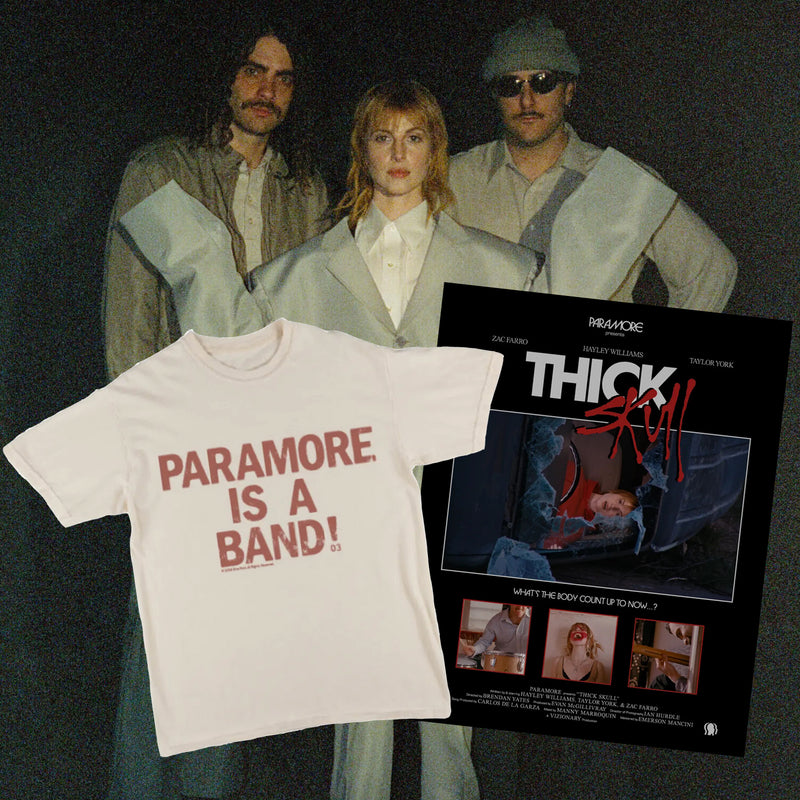Paramore Is A Band! [T-Shirt + Poster Bundle]