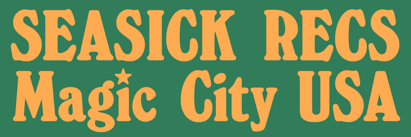 Seasick Magic City USA Sticker