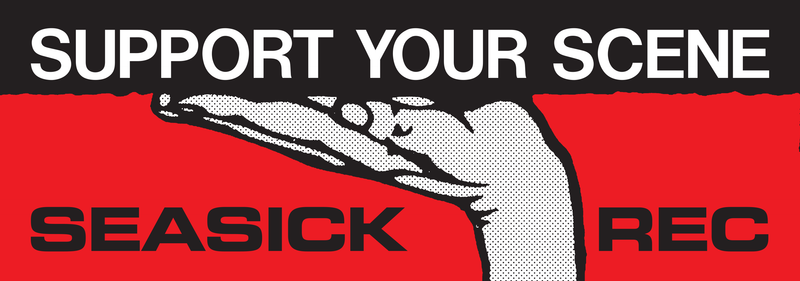 Seasick Support Your Scene Sticker