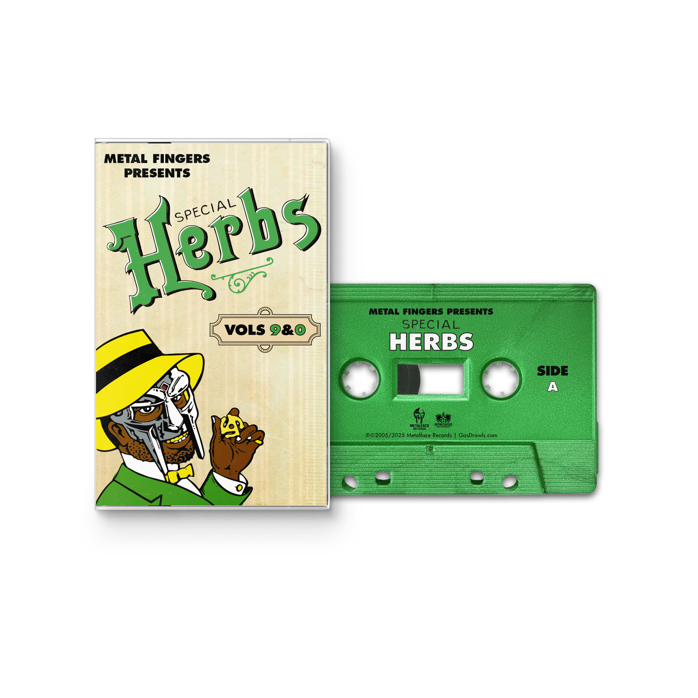 MF DOOM - Metal Fingers Presents: Special Herbs Vol. 9 & 0 [Cassette]