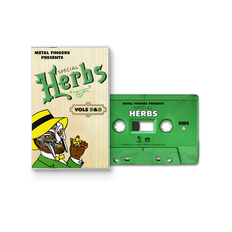 MF DOOM - Metal Fingers Presents: Special Herbs Vol. 9 & 0 [Cassette]