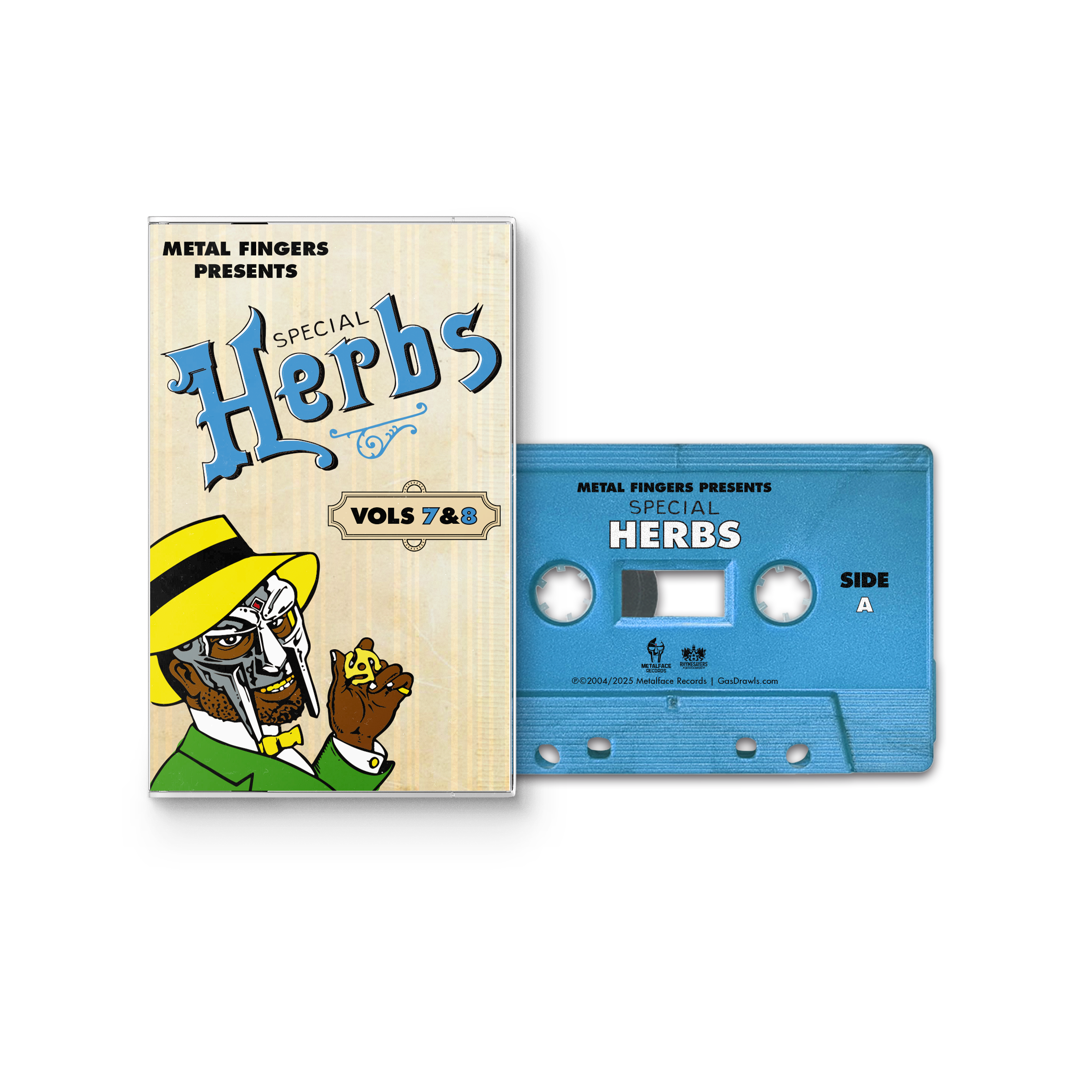 MF DOOM - Metal Fingers Presents: Special Herbs Vol. 7 & 8 [Cassette]