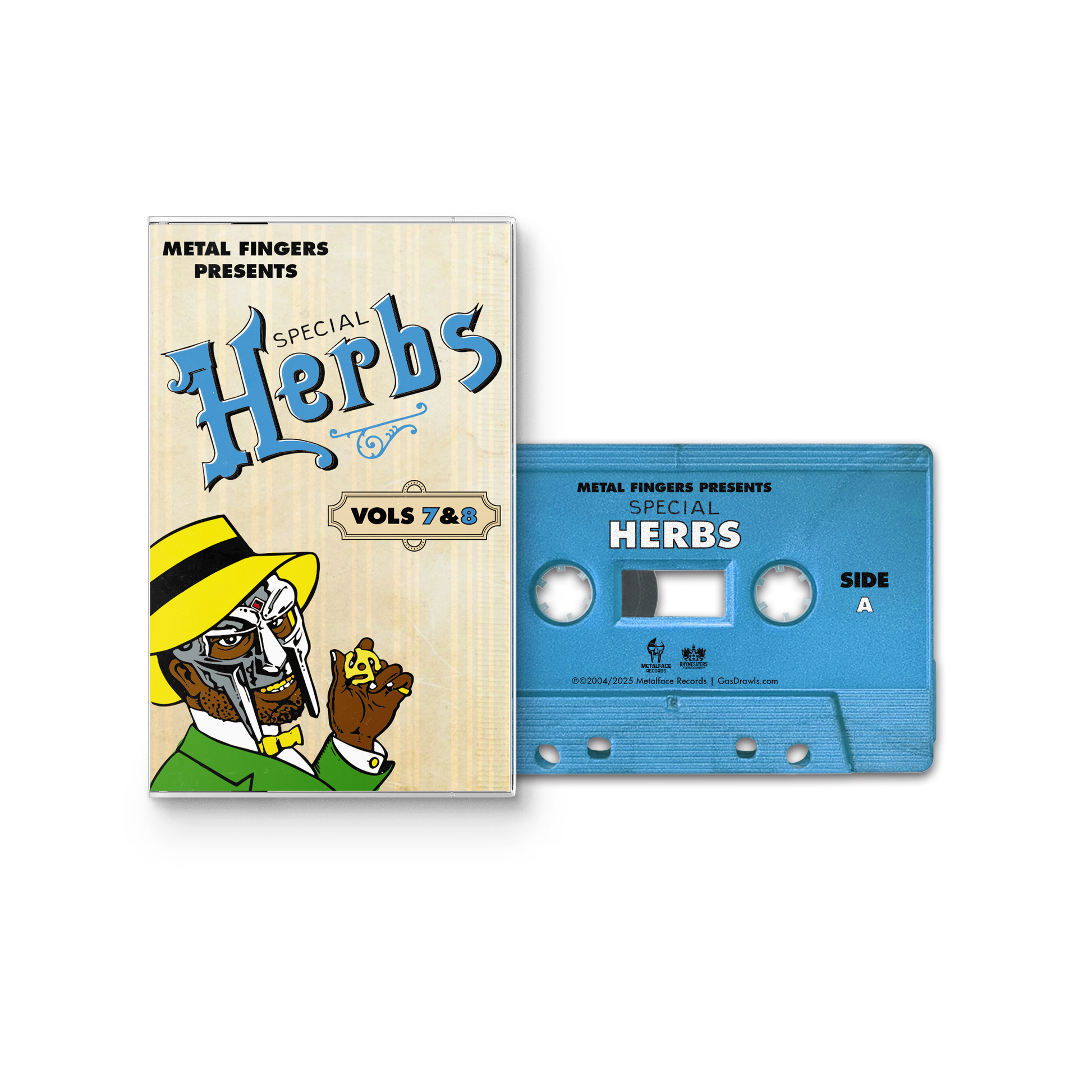 MF DOOM - Metal Fingers Presents: Special Herbs Vol. 7 & 8 [Cassette]