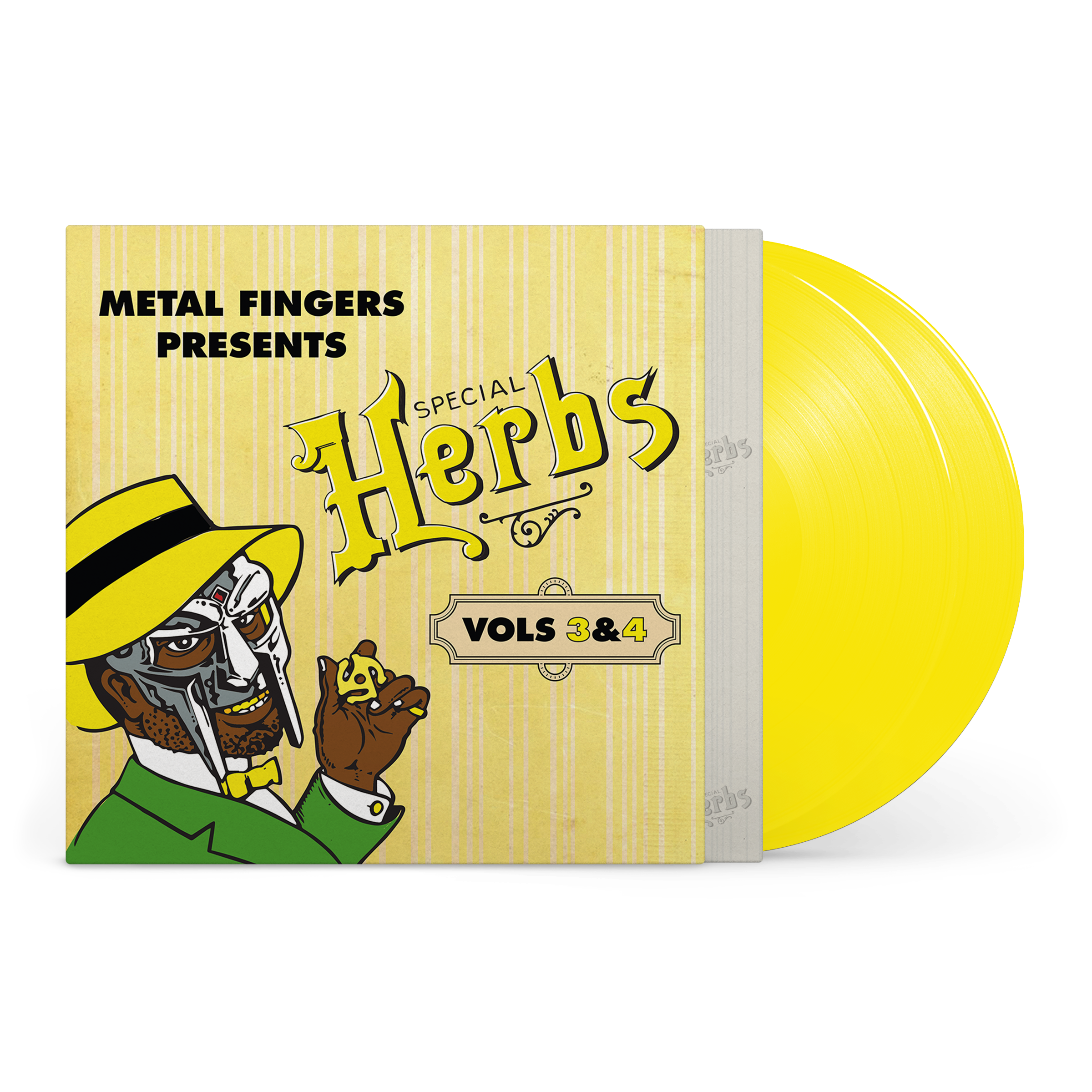 MF DOOM - Metal Fingers Presents: Special Herbs Vol. 3 & 4 [2xLP - Lemon Yellow]