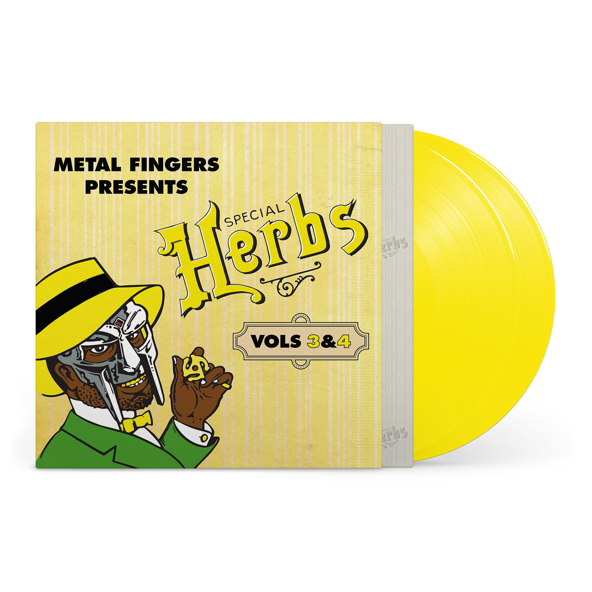 MF DOOM - Metal Fingers Presents: Special Herbs Vol. 3 & 4 [2xLP - Lemon Yellow]