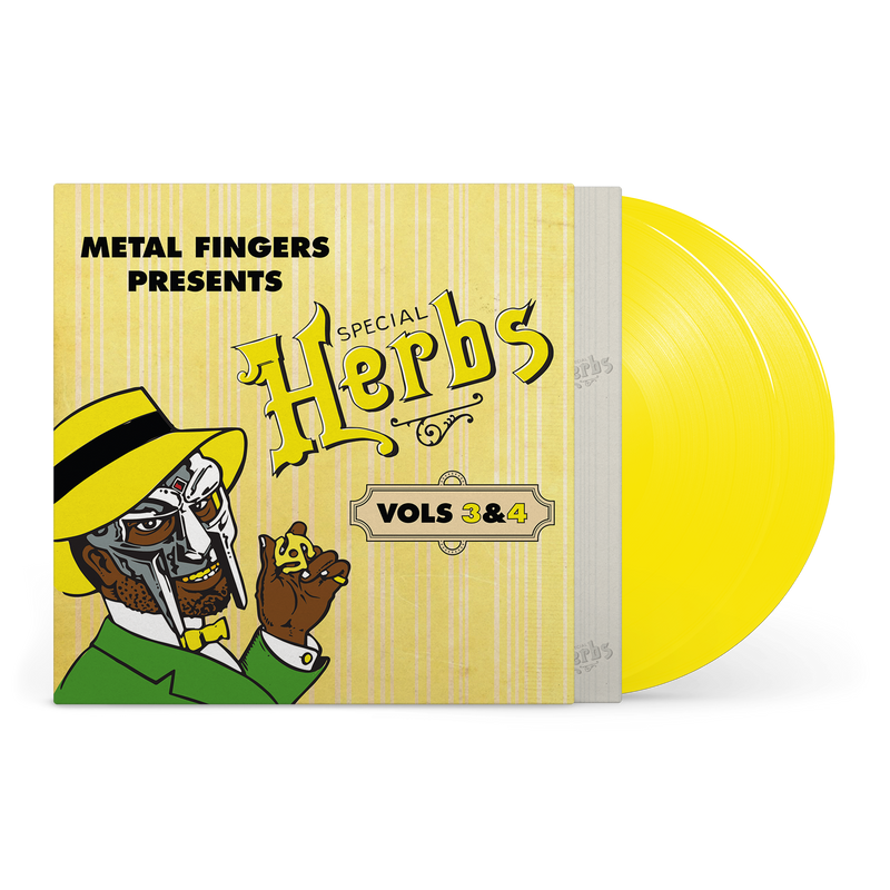 MF DOOM - Metal Fingers Presents: Special Herbs Vol. 3 & 4 [2xLP - Lemon Yellow]