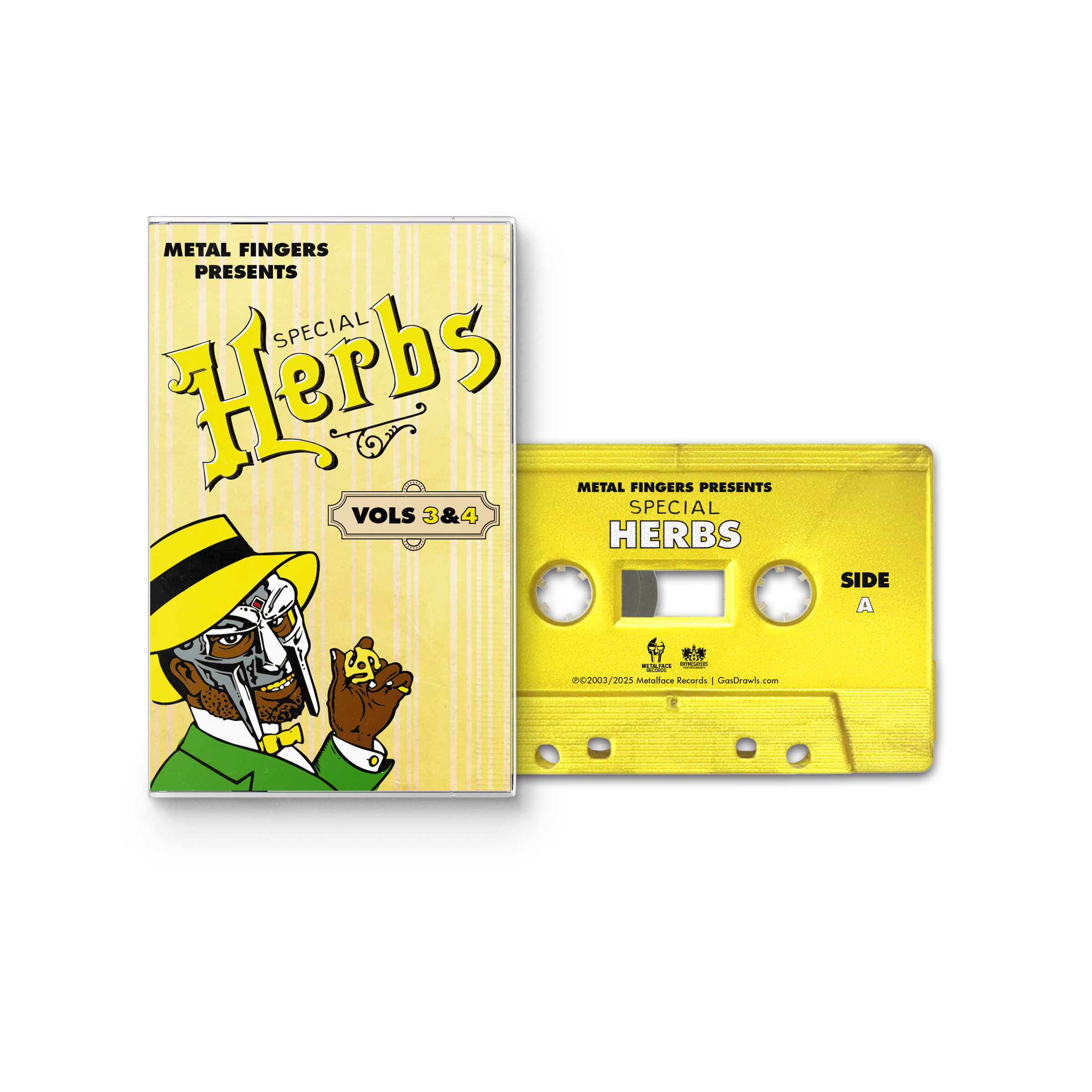 MF DOOM - Metal Fingers Presents: Special Herbs Vol. 3 & 4 [Cassette]