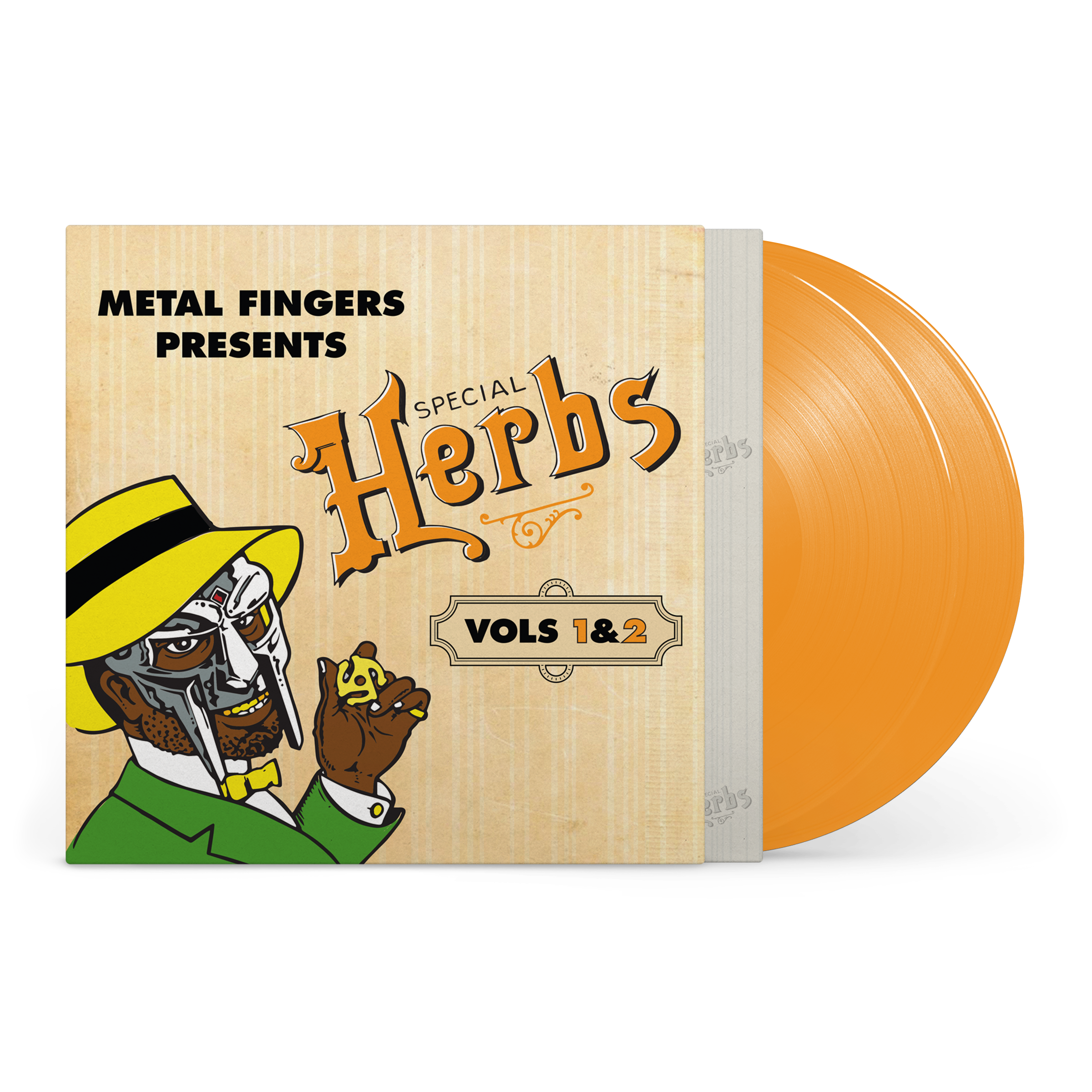 MF DOOM - Metal Fingers Presents: Special Herbs Vol. 1 & 2 [2xLP - Mustard Yellow]