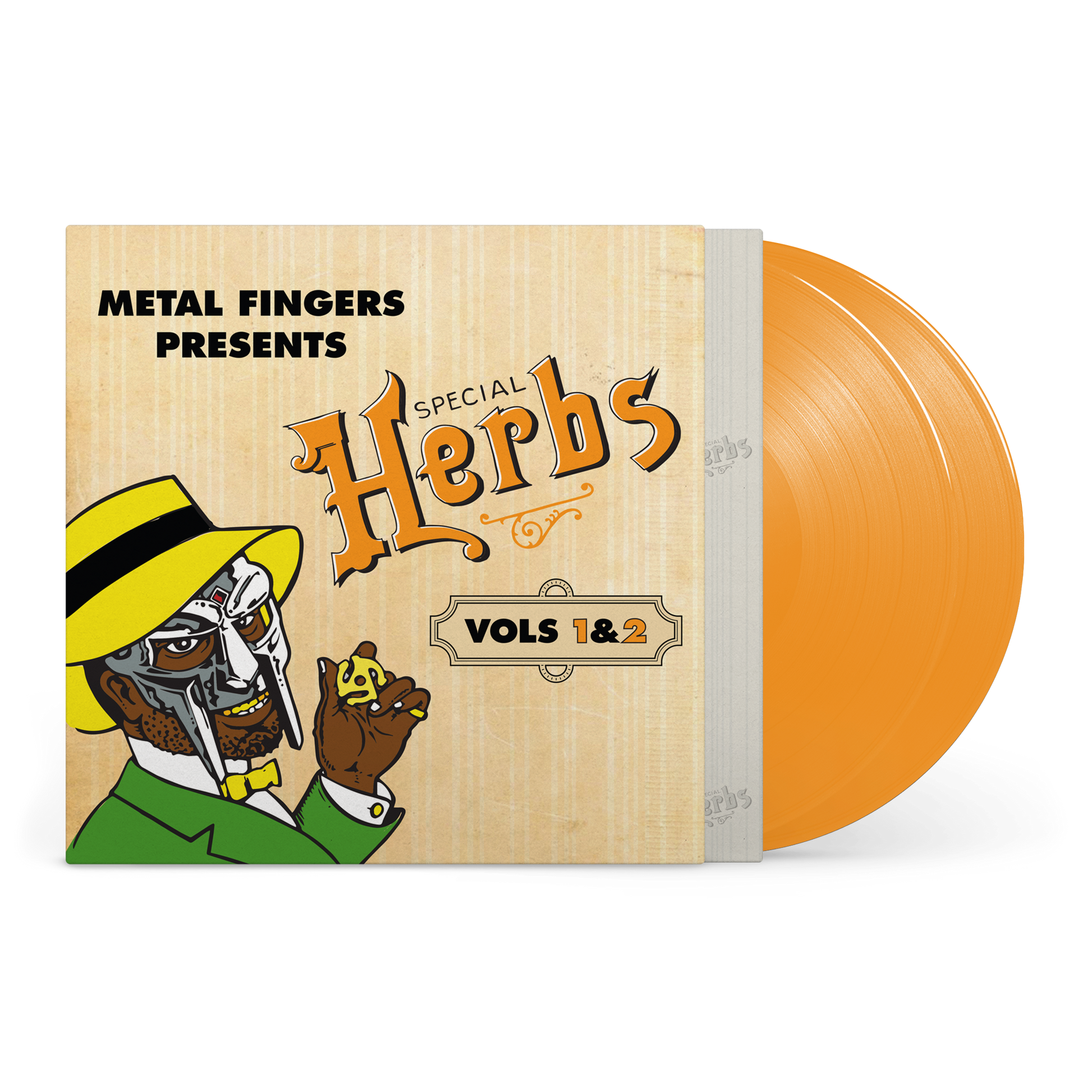 MF DOOM - Metal Fingers Presents: Special Herbs Vol. 1 & 2 [2xLP - Mustard Yellow]