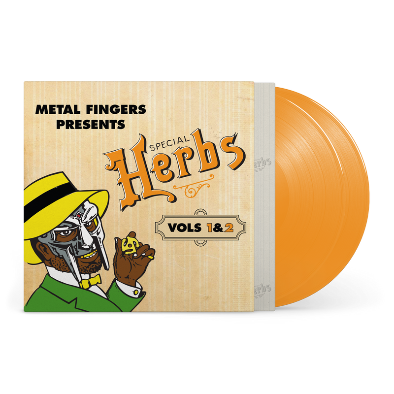 MF DOOM - Metal Fingers Presents: Special Herbs Vol. 1 & 2 [2xLP - Mustard Yellow]