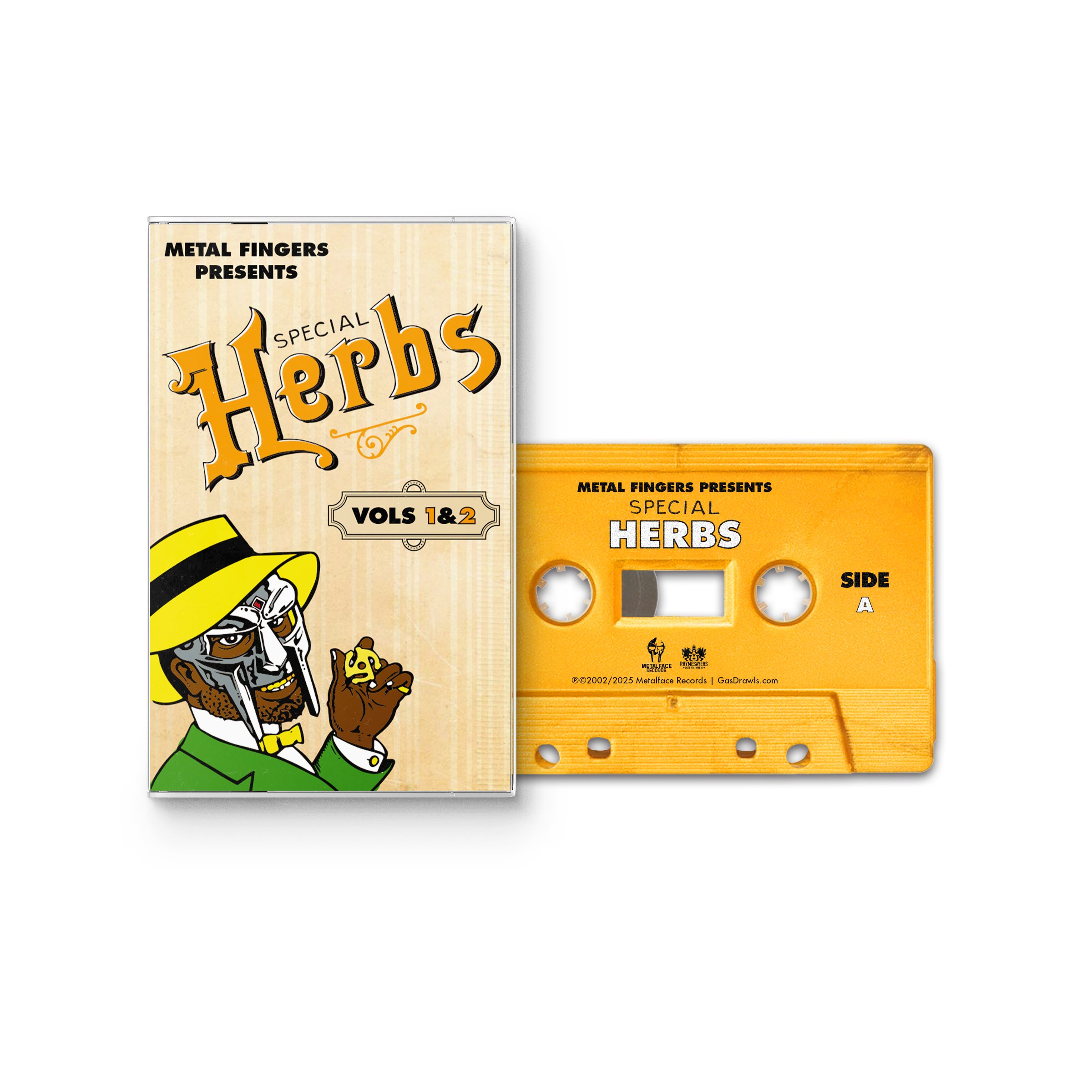 MF DOOM - Metal Fingers Presents: Special Herbs Vol. 1 & 2 [Cassette]