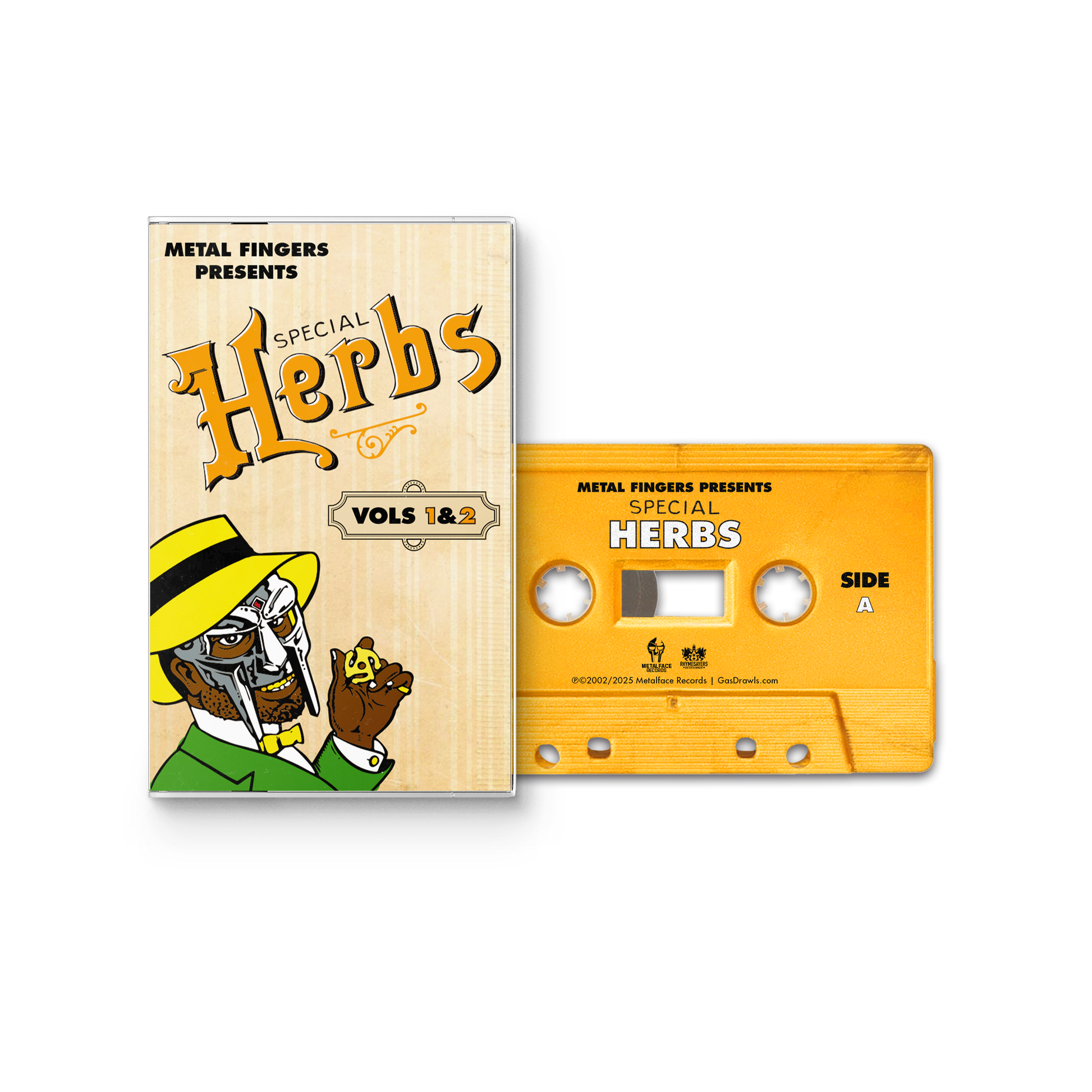 MF DOOM - Metal Fingers Presents: Special Herbs Vol. 1 & 2 [Cassette]
