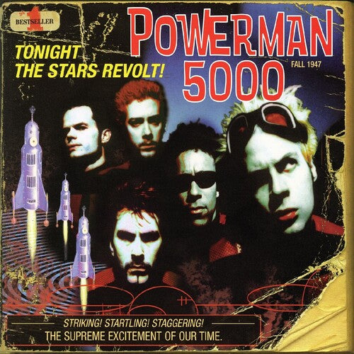 Powerman 5000 - Tonight The Stars Revolt! [LP - Coke Bottle Clear W/ Yellow Streaks]