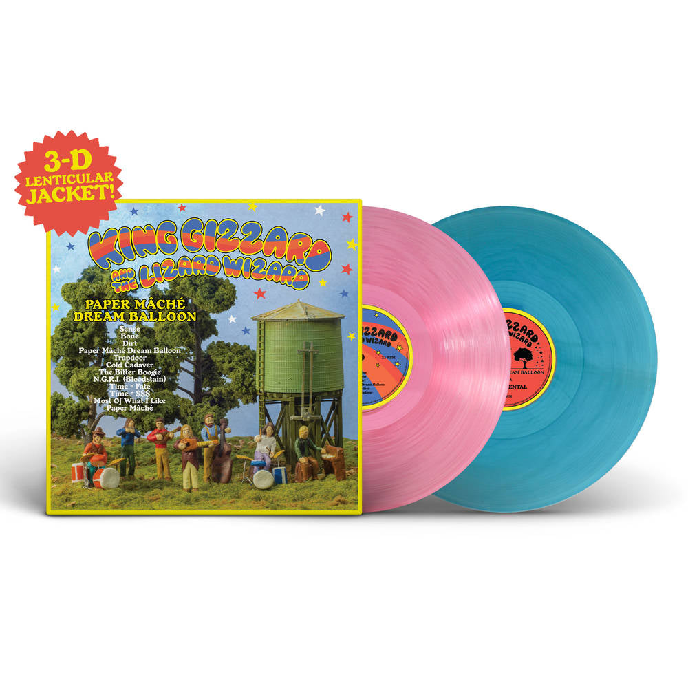 King Gizzard & The Lizard Wizard - Paper Mache Dream Balloon (Lenticular Cover) [2xLP - Pink/Blue]