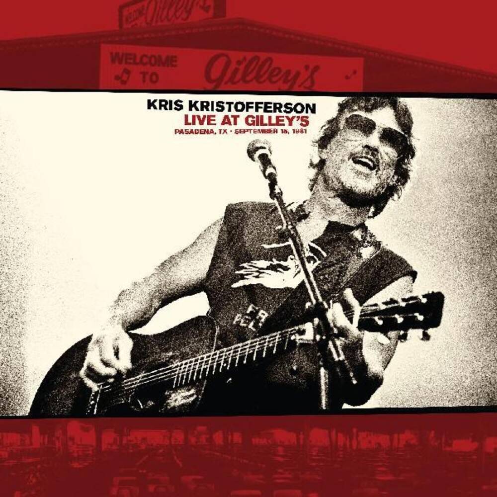 Kris Kristofferson - Live At Gilley's [LP - Red & White]