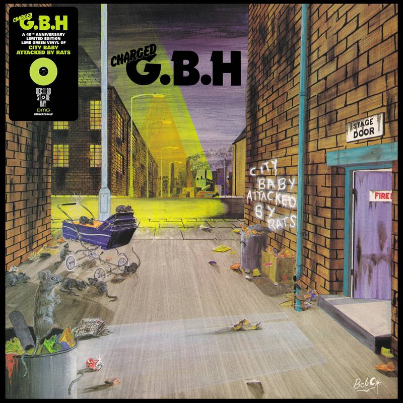 G.B.H. - City Baby Attacked By Rats [LP - Lime Green]