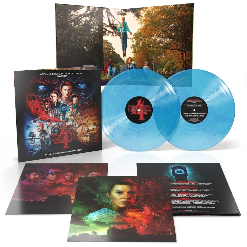 Kyle Dixon & Michael Stein - Stranger Things 4: Original Score From The Netflix Series Vol. 1 [2xLP - Transparent Blue]