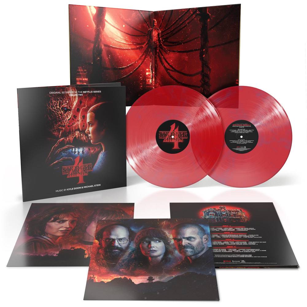 Kyle Dixon & Michael Stein - Stranger Things 4: Original Music From The Netflix Series Vol. 2 [LP - Transparent Red W/ Blue Marble]