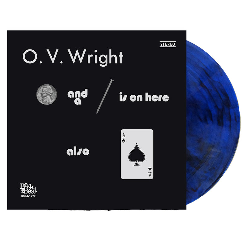 O.V. Wright - A Nickel And A Nail And Ace Of Spades [LP - Royal Blue w/ Black Swirl]