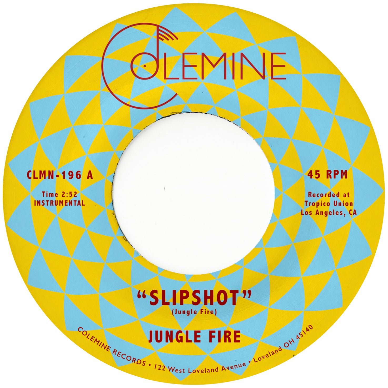 Jungle Fire - Slipshot [7" - Transparent Red]