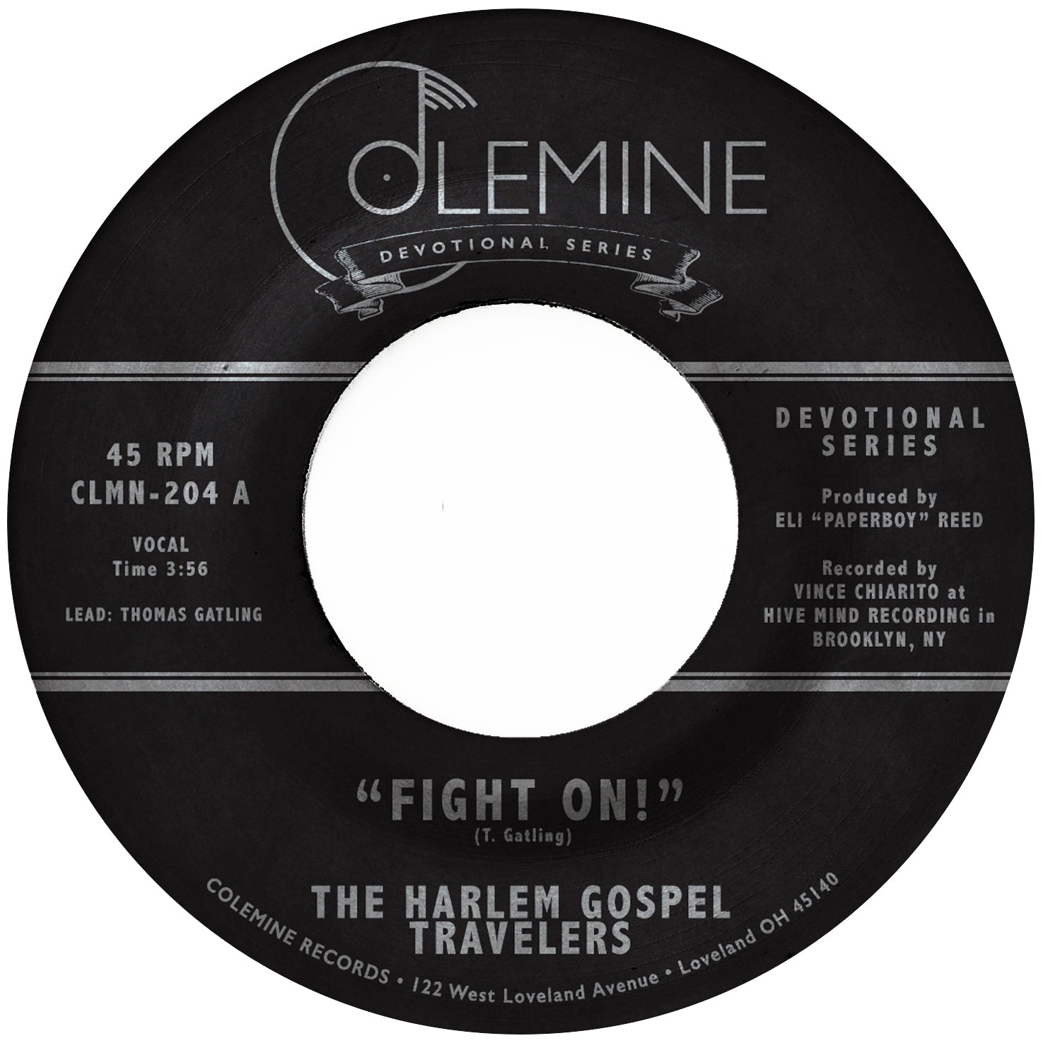 Harlem Gospel Travelers, The - Fight On! [7" - Clear]