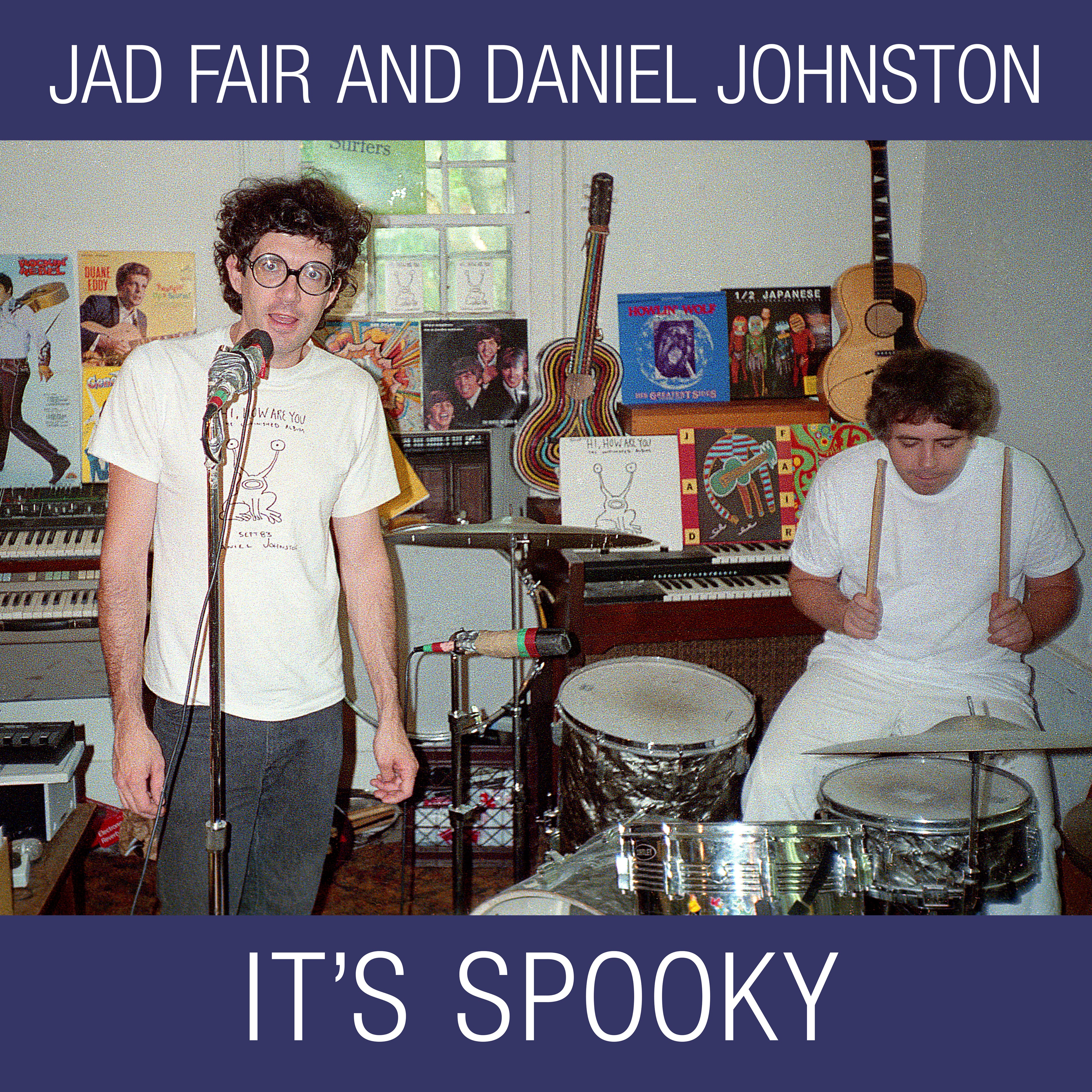 Jad Fair And Daniel Johnston - It's Spooky [2xLP - Casper White + Flexi]
