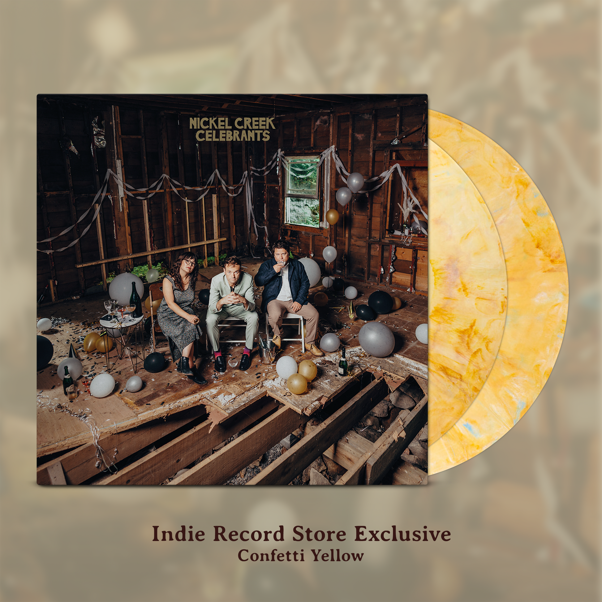 Nickel Creek - Celebrants [2xLP - Confetti Yellow]