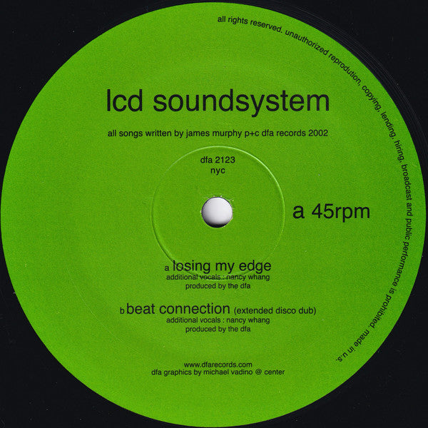 LCD Soundsystem - Losing My Edge/Beat Connection [12"]