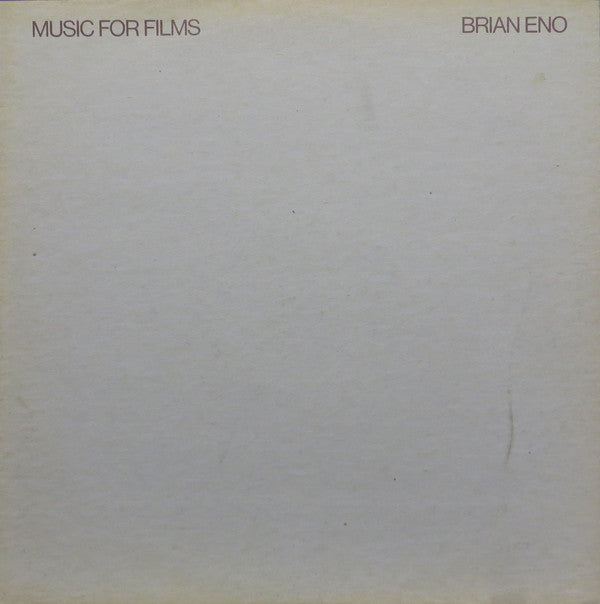 Brian Eno - Music For Films [LP]