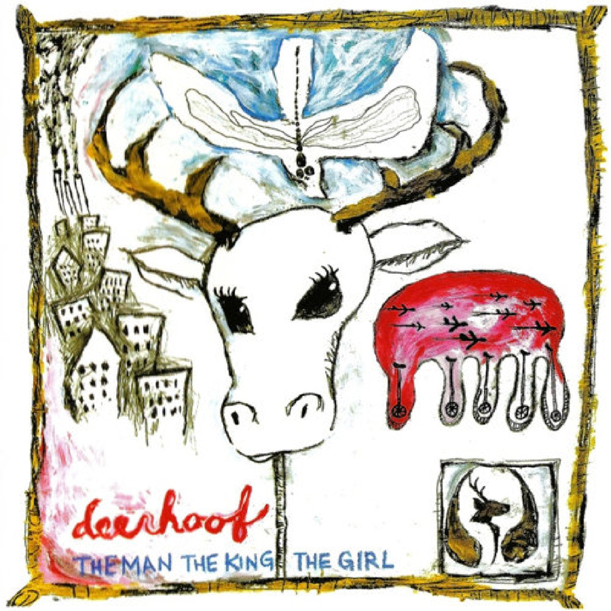 Deerhoof - The Man, The King, The Girl [LP - Clear w/ Gold & Blue Splatter]