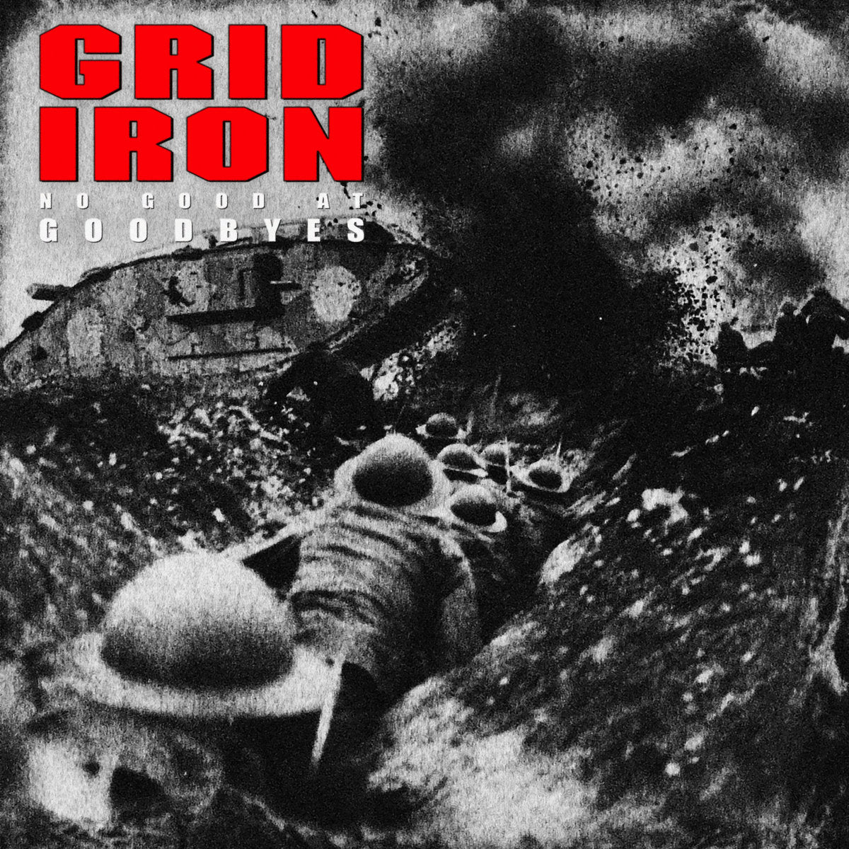 Gridiron - No Good At Goodbyes [LP - Ultra Clear w/ Red & Black Splatter]