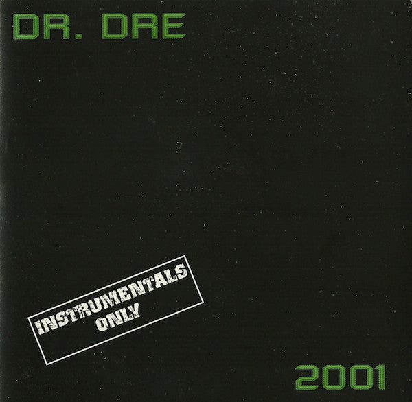 Dr. Dre - The Chronic 2001 Instrumentals Only [2xLP]