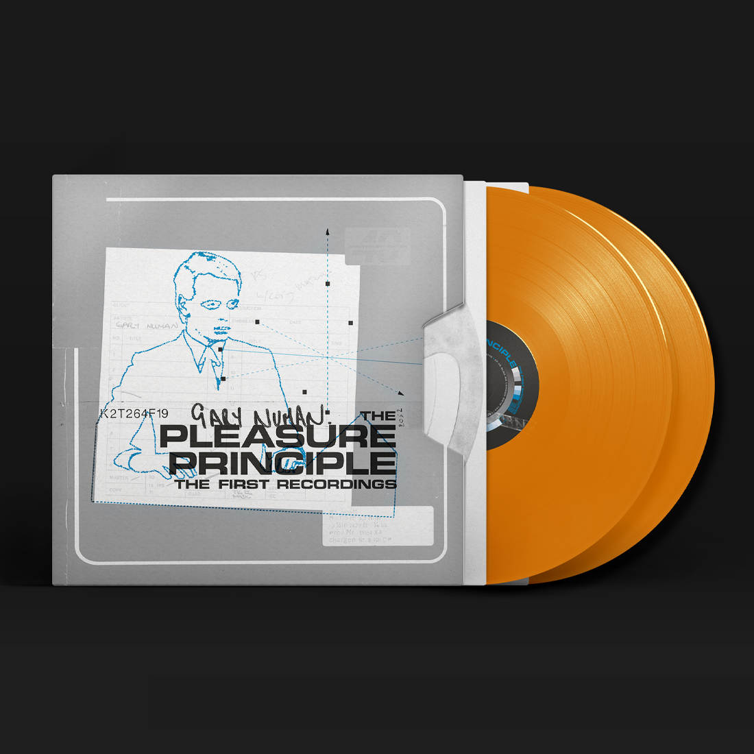 Gary Numan - The Pleasure Principle The First Recordings [2xLP - Orange]