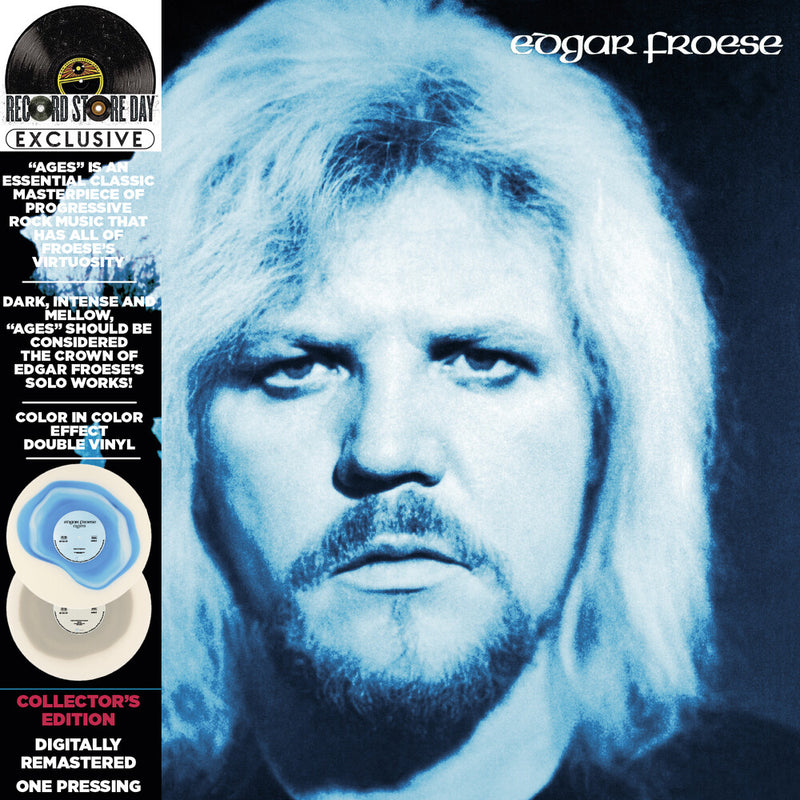 Edgar Froese of Tangerine Dream - Ages [2xLP - Blue/White/Grey]