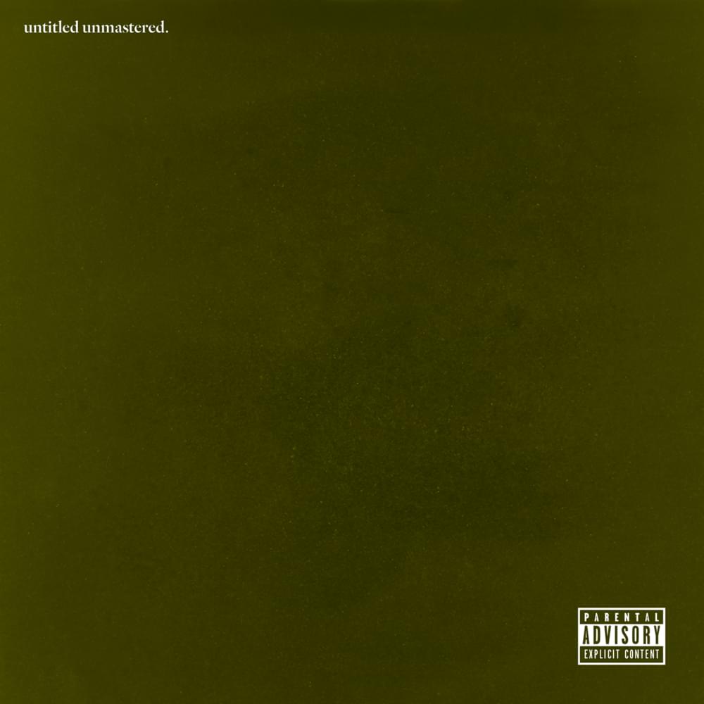 Kendrick Lamar - untitled unmastered. [LP]