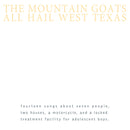 Mountain Goats, The - All Hail West Texas [LP]