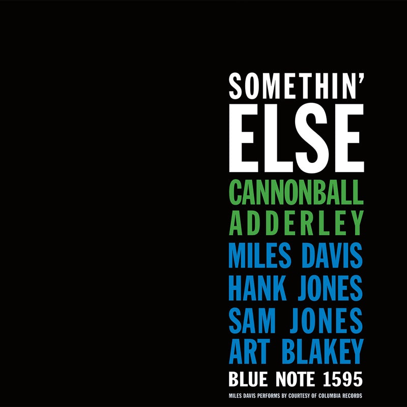 Cannonball Adderley - Somethin' Else [LP]