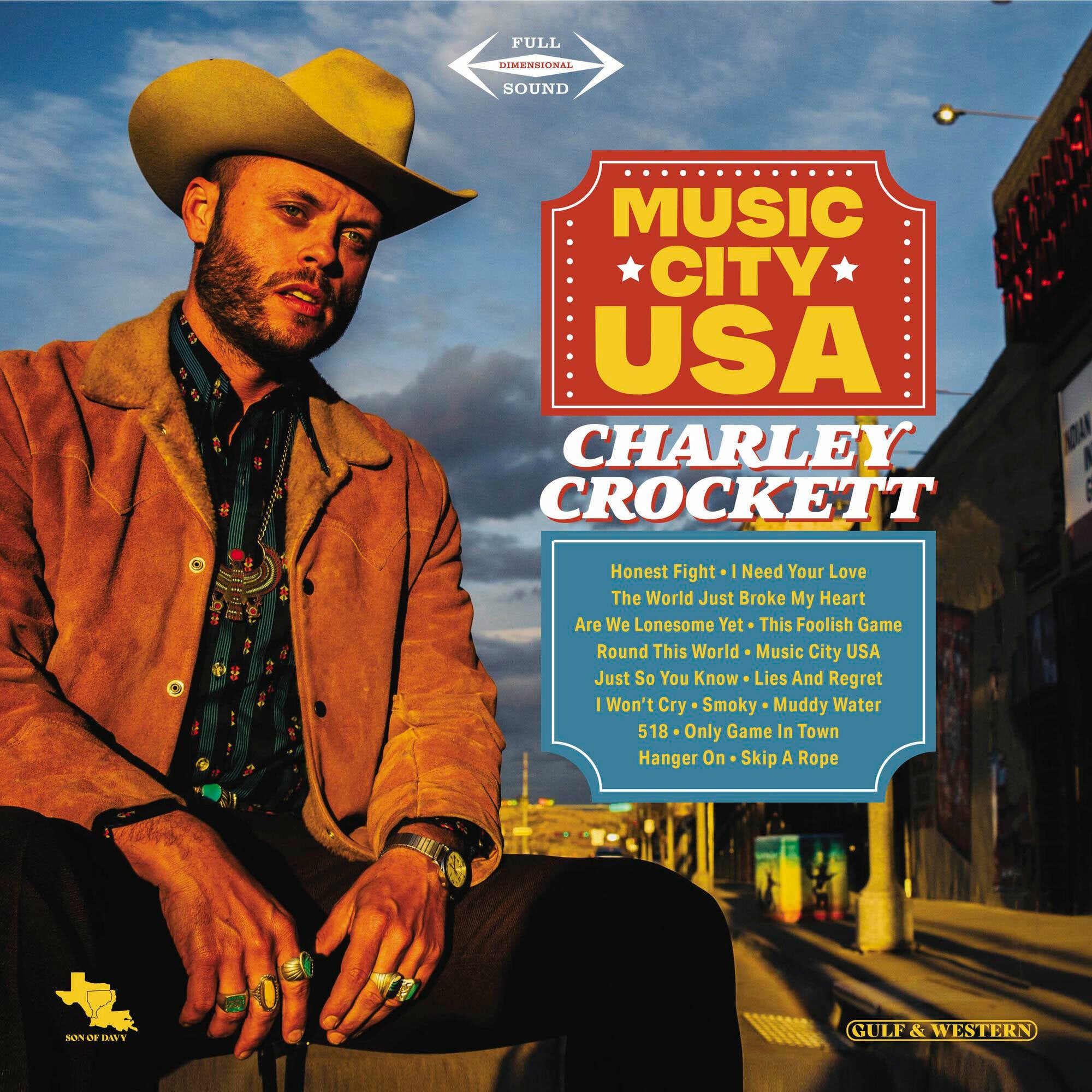 Charley Crockett - Music City USA [2xLP - Signed Print]